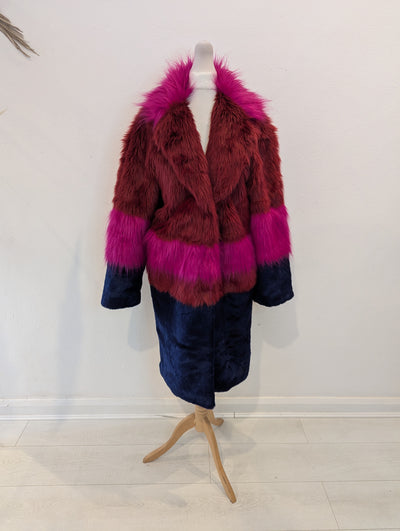 ASOS Multi Fur Coat 6