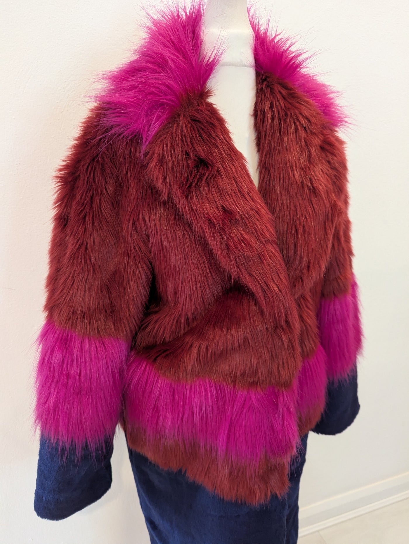 ASOS Multi Fur Coat 6