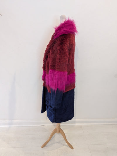 ASOS Multi Fur Coat 6