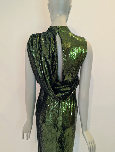 ASOS Green Sequin Dress 6 NWT