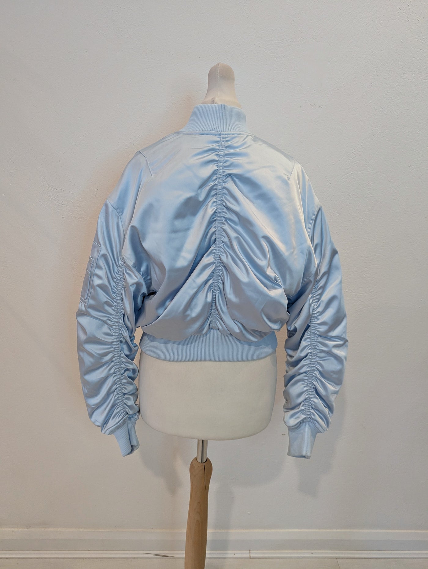 Calvin Klein Jeans Blue Satin Bomber XXS