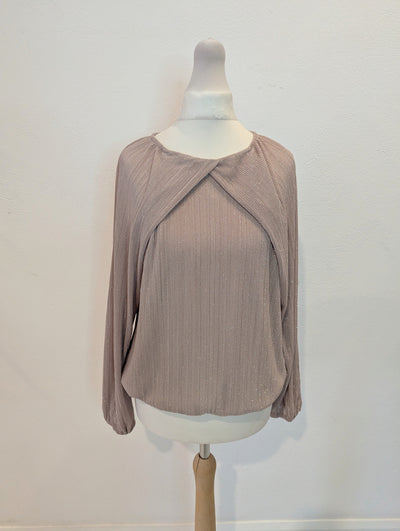 River Island Gold Blouse 10 NWT