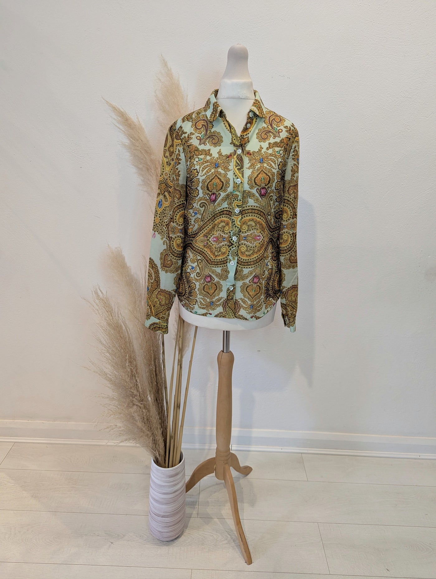 TED Baker Paisley Blouse 0