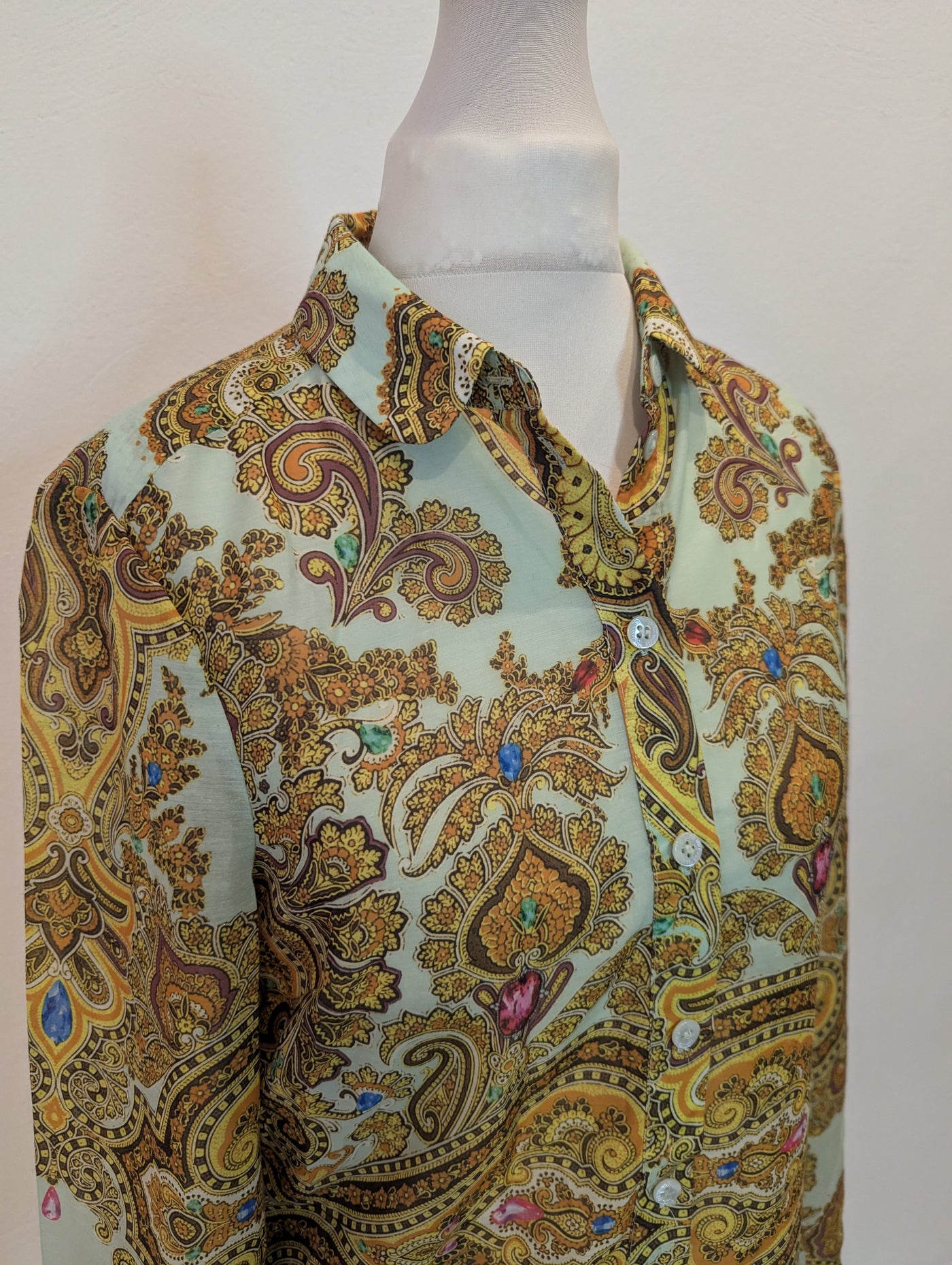 TED Baker Paisley Blouse 0