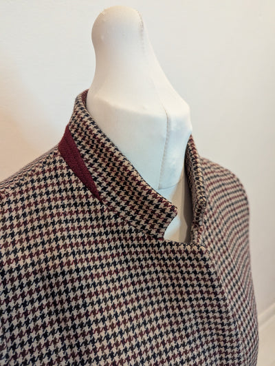 Zara Dogtooth Coat M