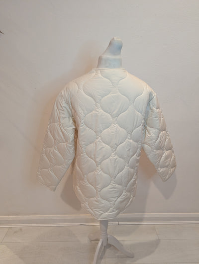 MNG Cream Quilted Jacket NWT M