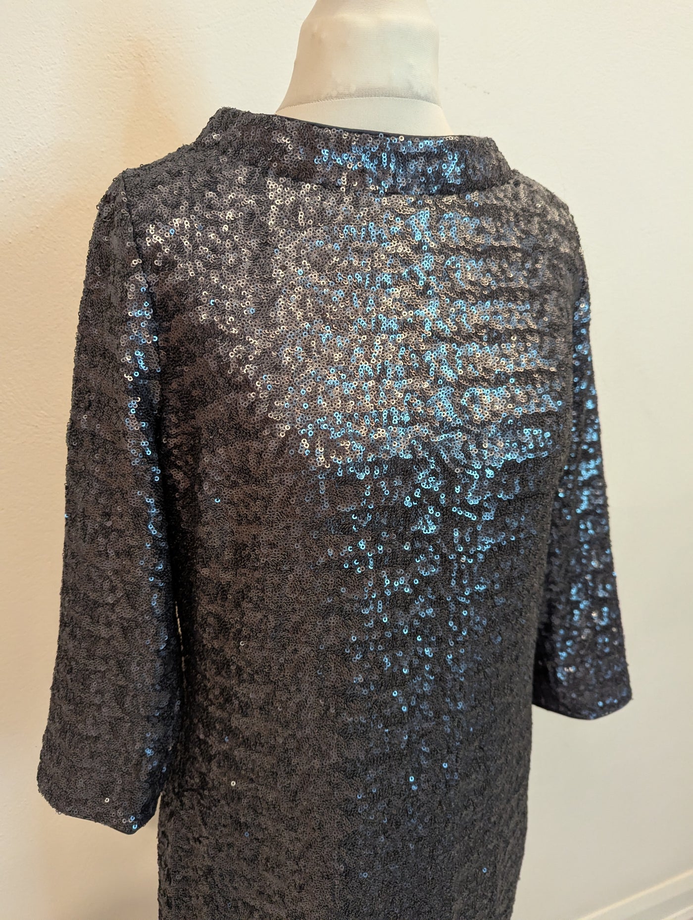 Boden Gunmetal Sequin Dress NWT 10R