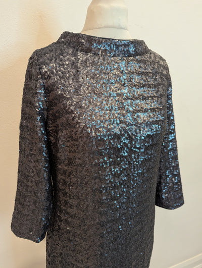 Boden Gunmetal Sequin Dress NWT 10R