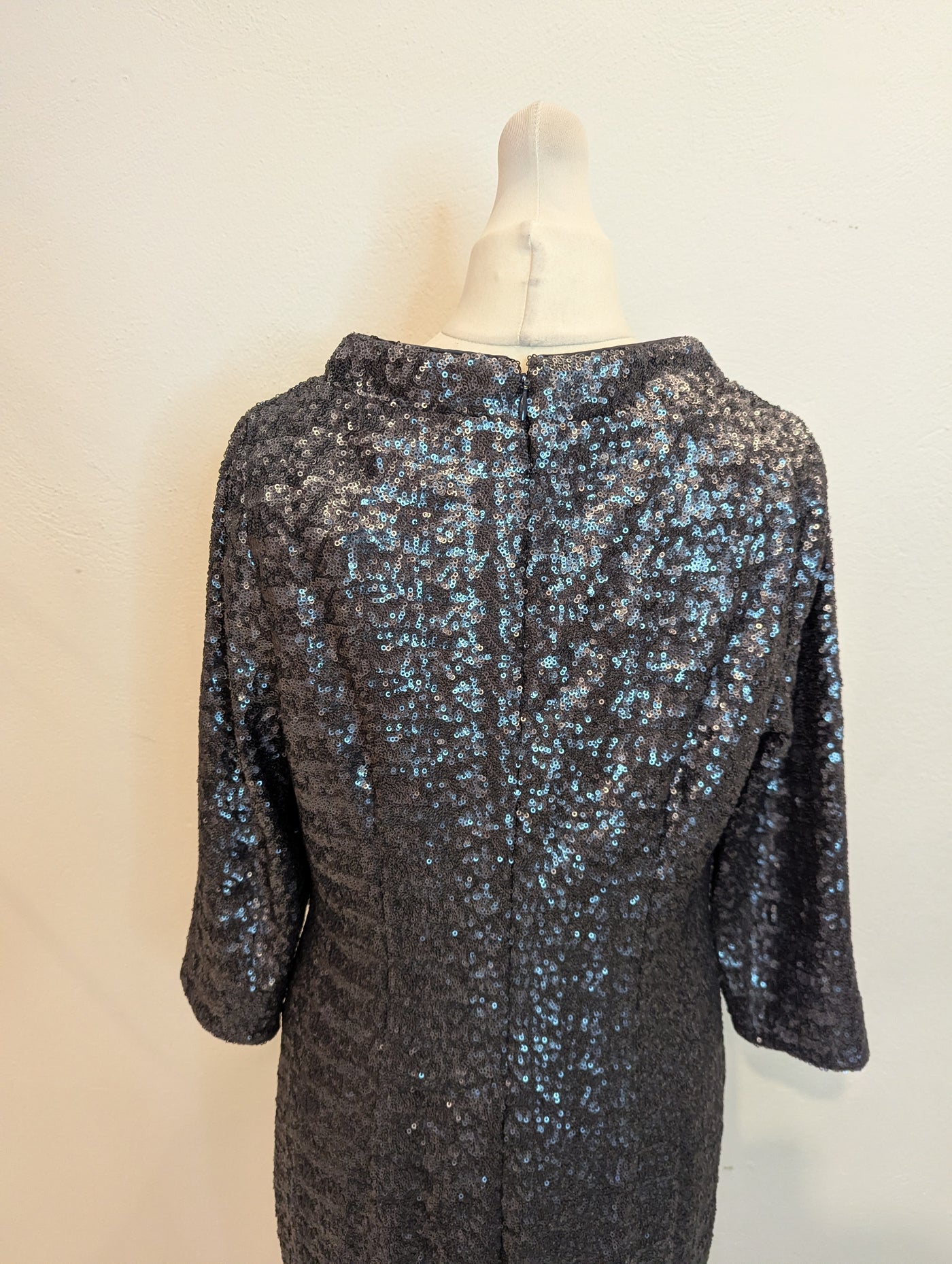 Boden Gunmetal Sequin Dress NWT 10R