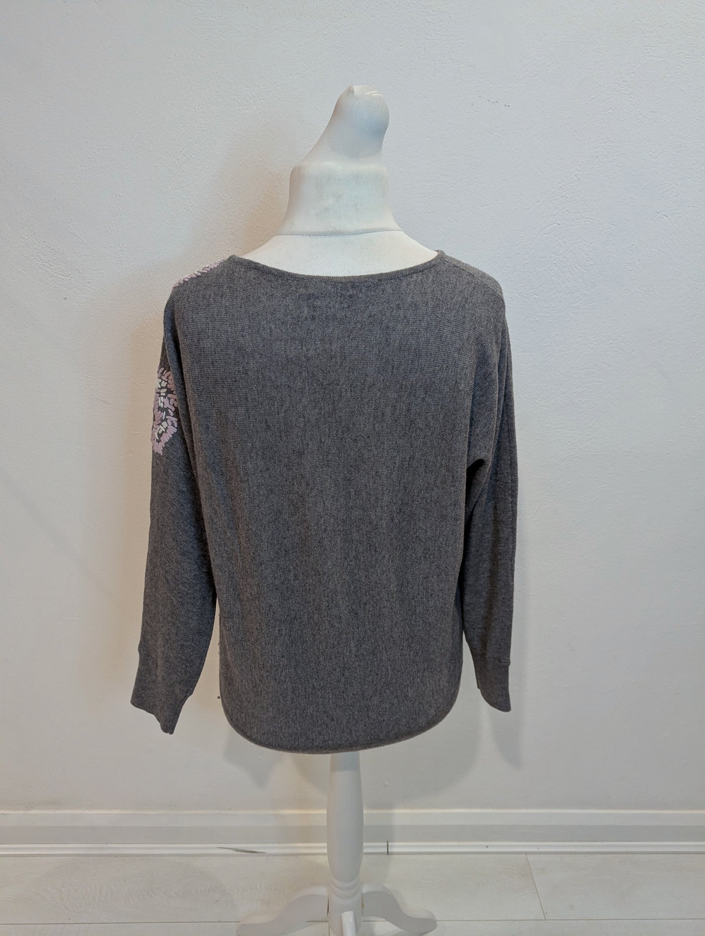 Massimo Dutti Grey/Lilac Jumper M