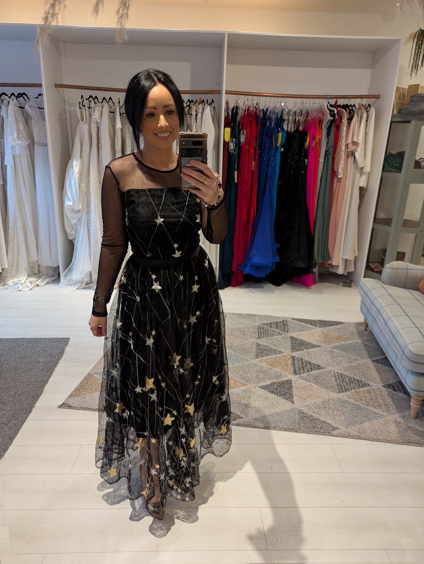 Ukulele Black Mesh Star Maxi M