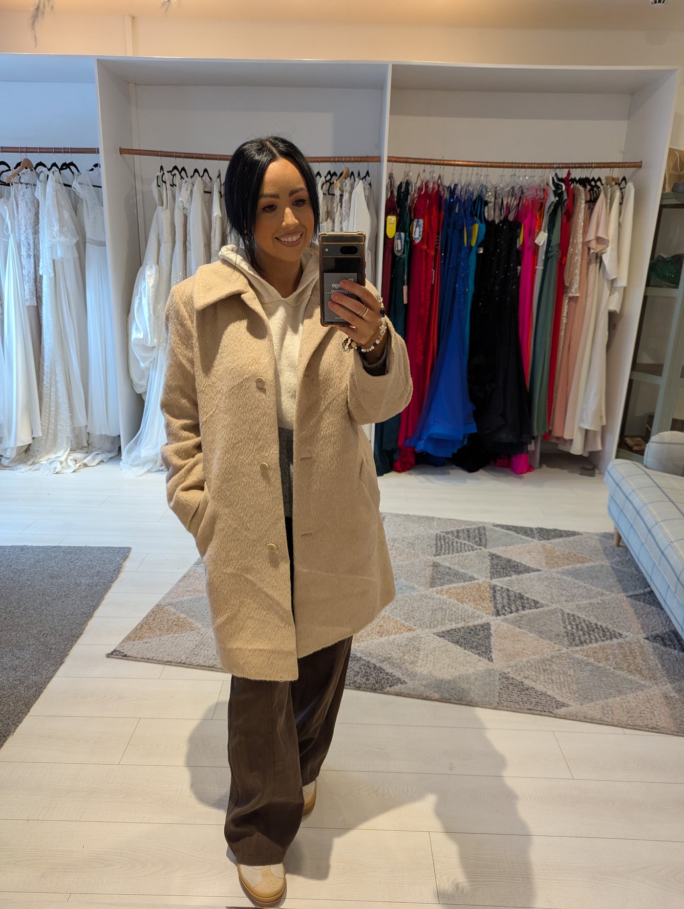 Marks & Spencers Beige Coat 14