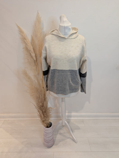 More & More Grey Mix Hooded Jumper NWT M