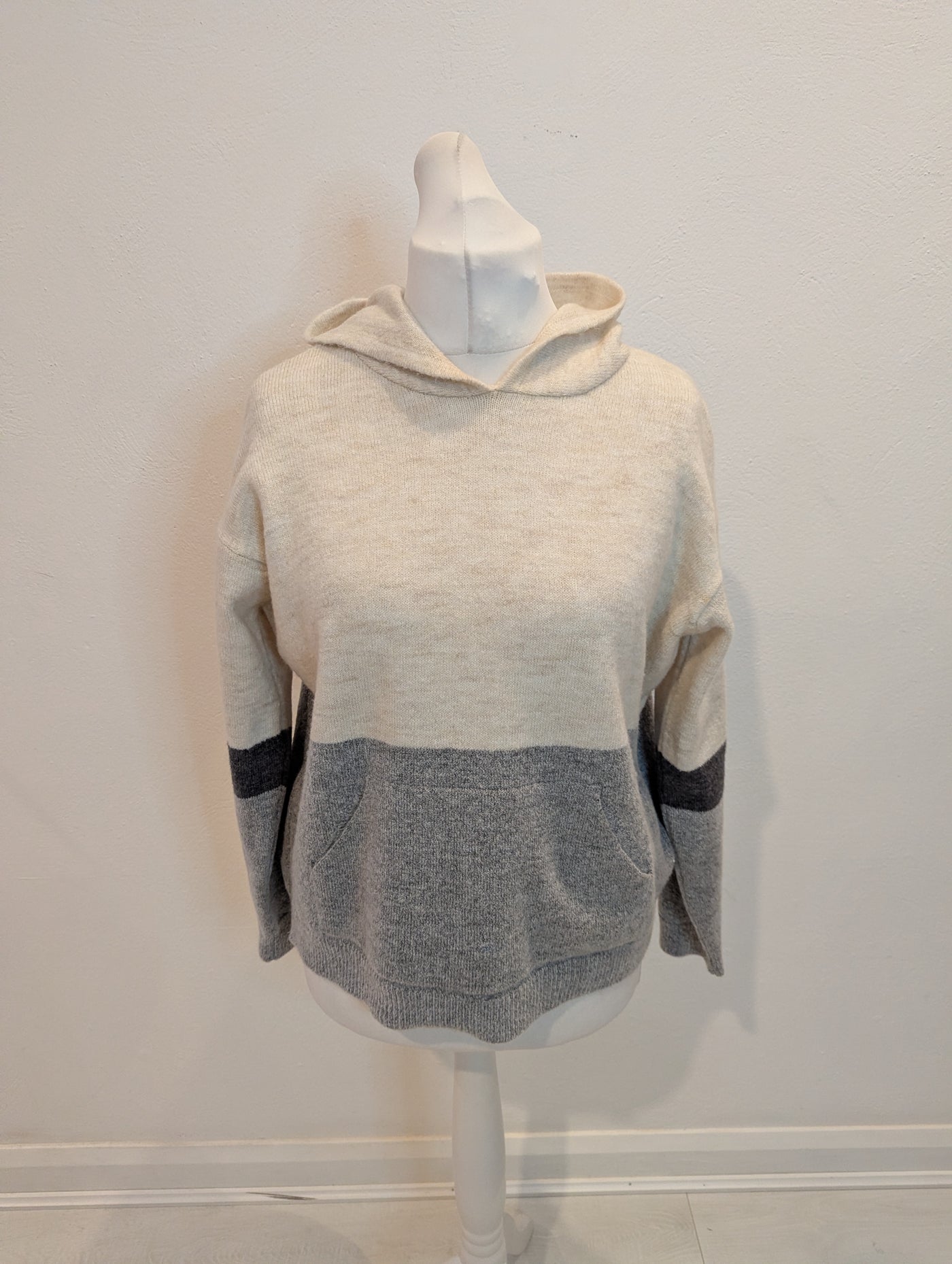 More & More Grey Mix Hooded Jumper NWT M