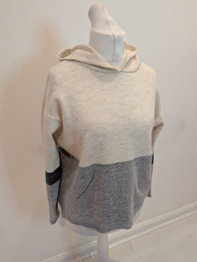 More & More Grey Mix Hooded Jumper NWT M