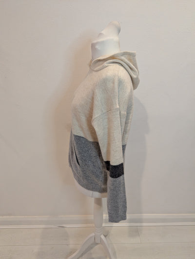 More & More Grey Mix Hooded Jumper NWT M