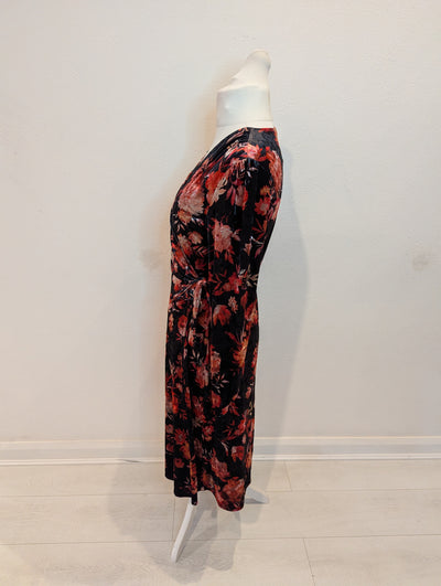 Very Floral Velvet Dress 12