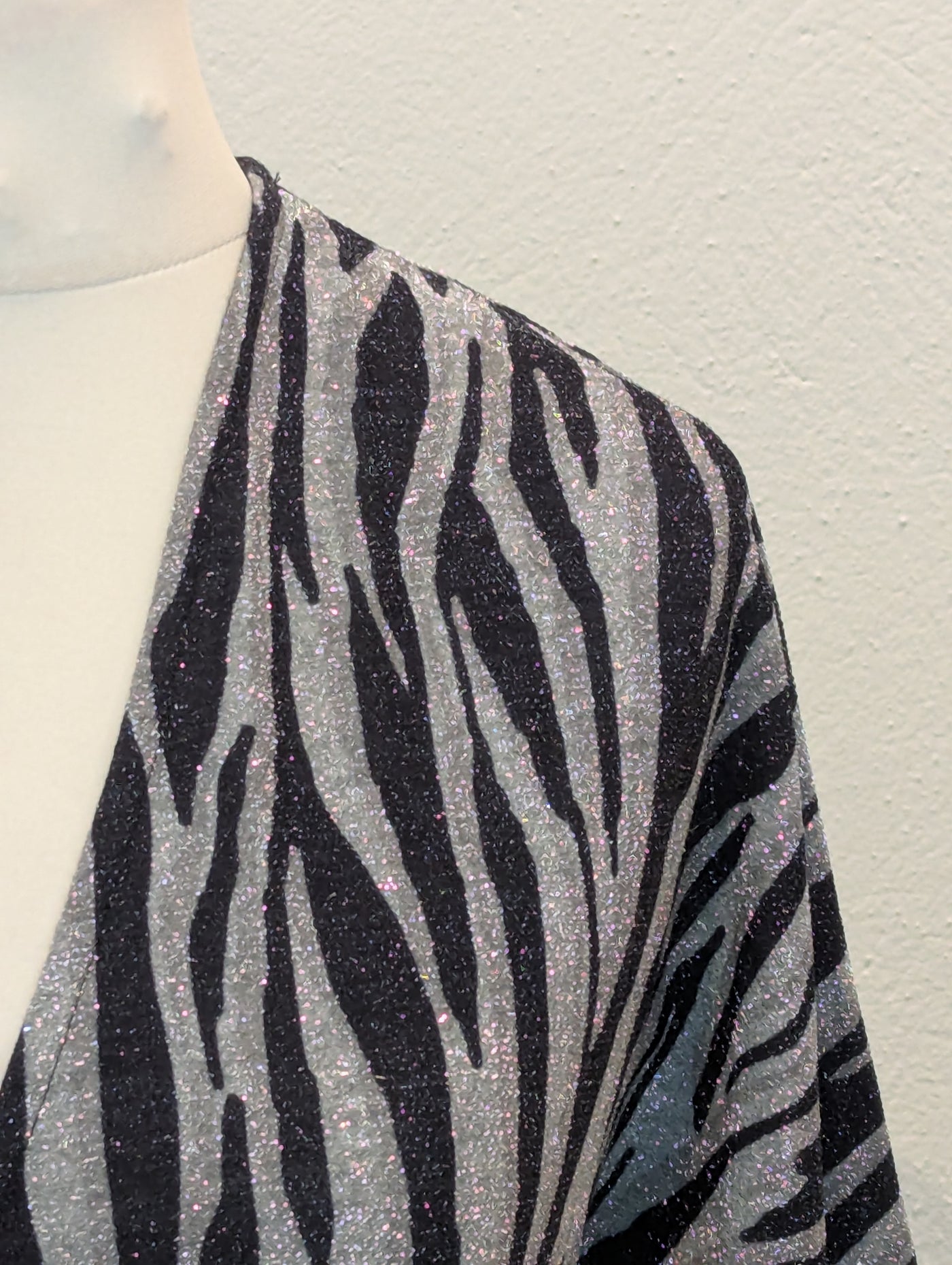 Biba Black & Silver Sparkle Dress 12