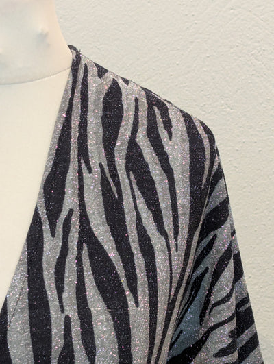 Biba Black & Silver Sparkle Dress 12