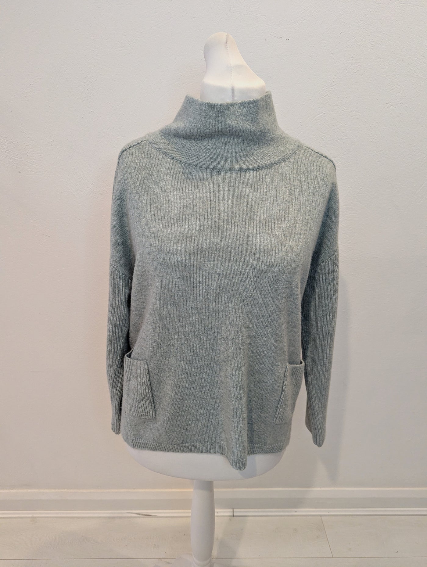 Oui Duck Egg Jumper 12