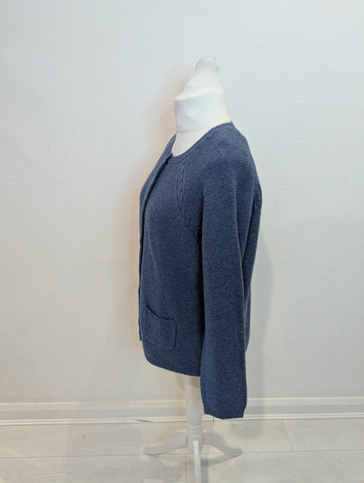 Heyton Blue Knit cardigan XL