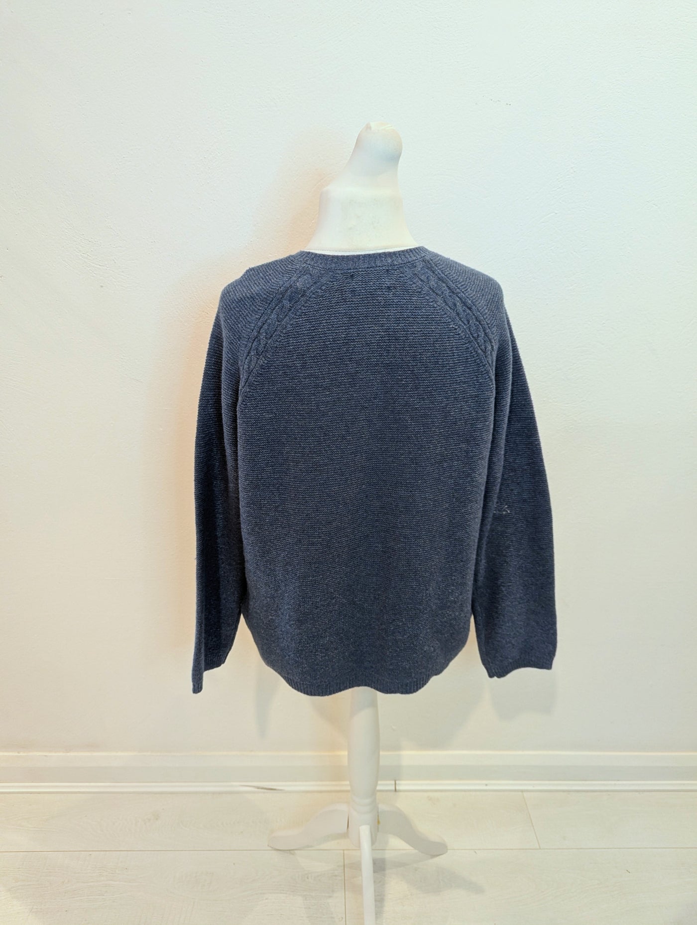 Heyton Blue Knit cardigan XL