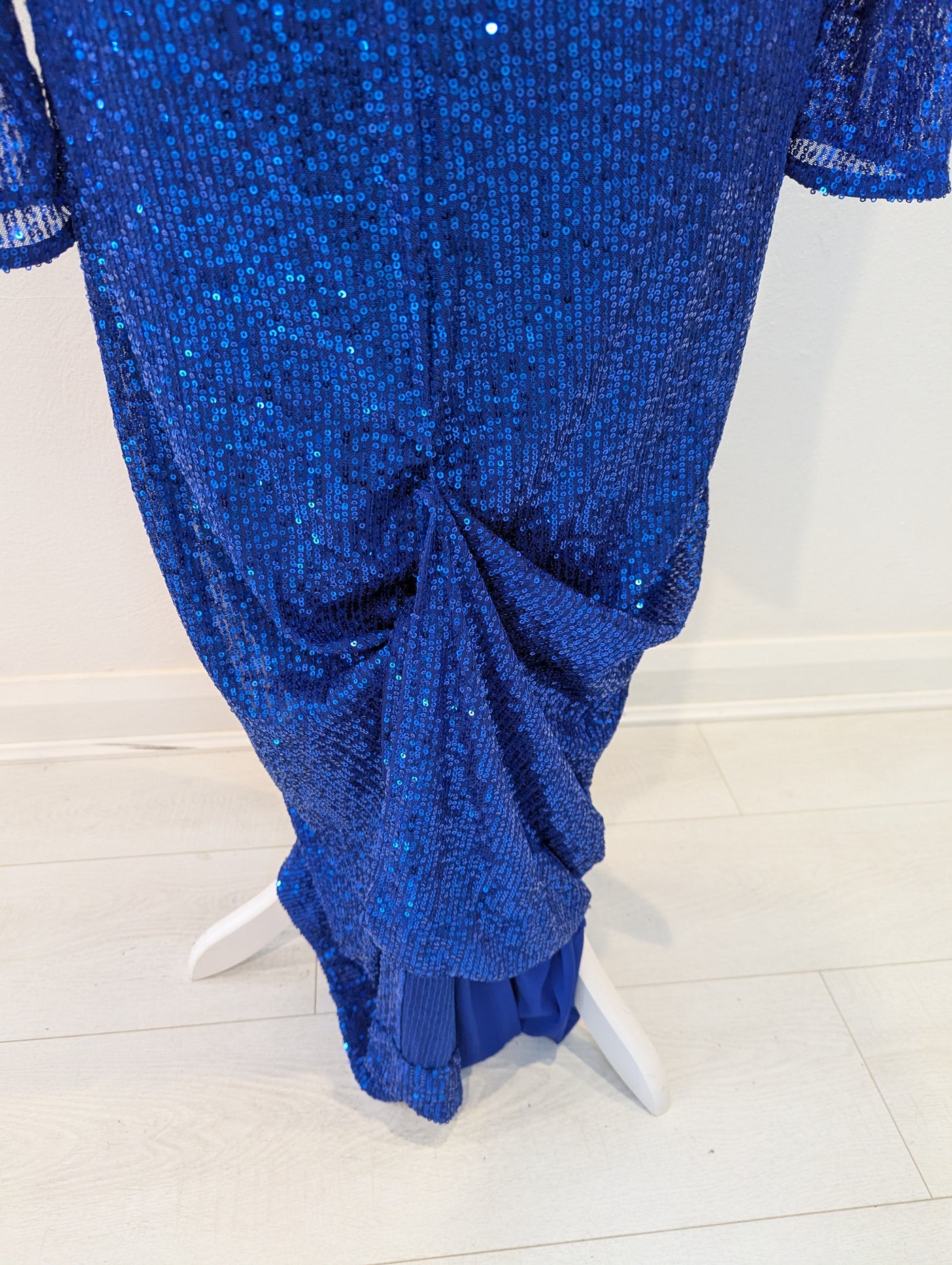 Roman Blue Sequin Maxi Dress 18