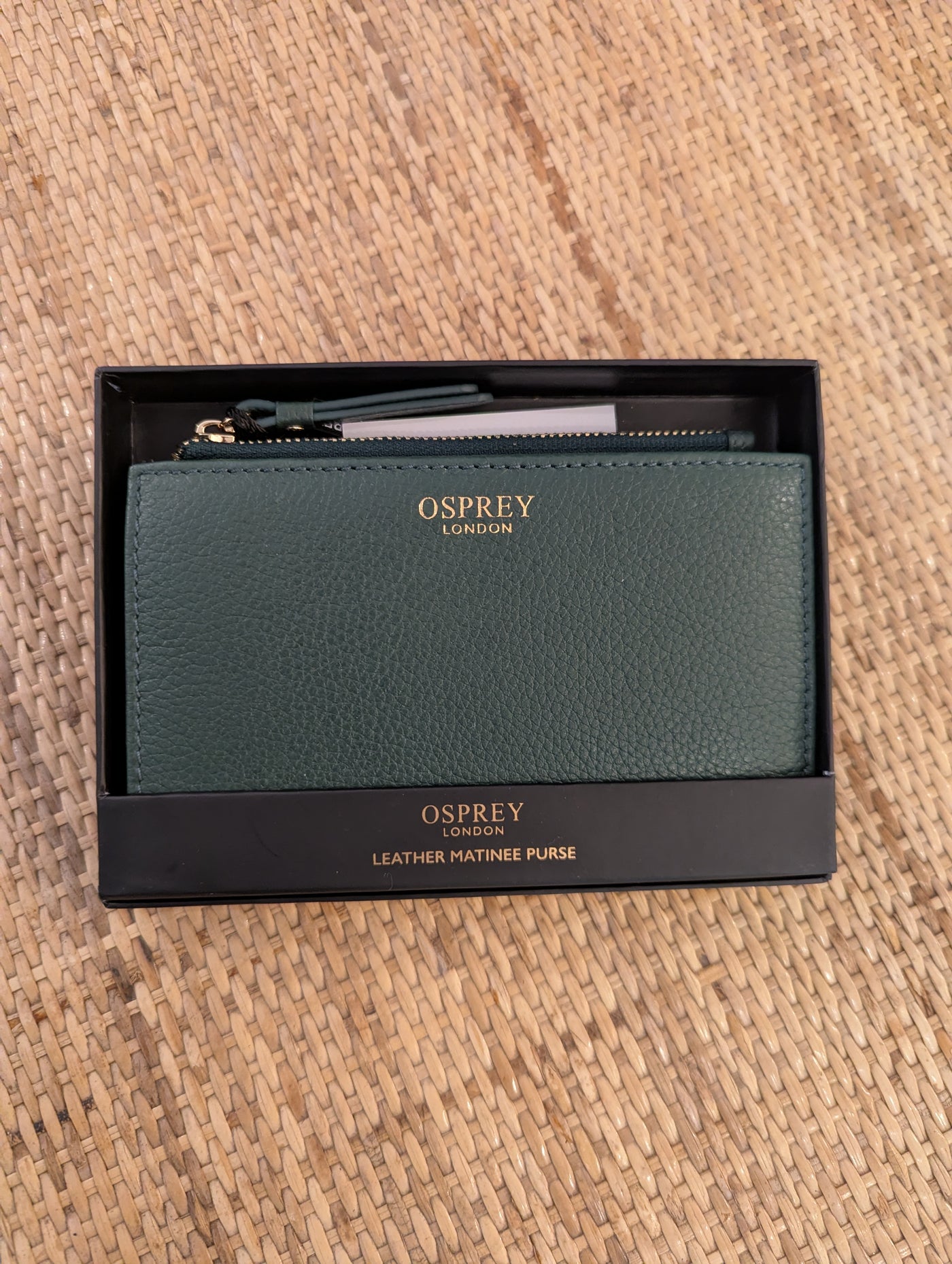 Osprey green purse NWT in box