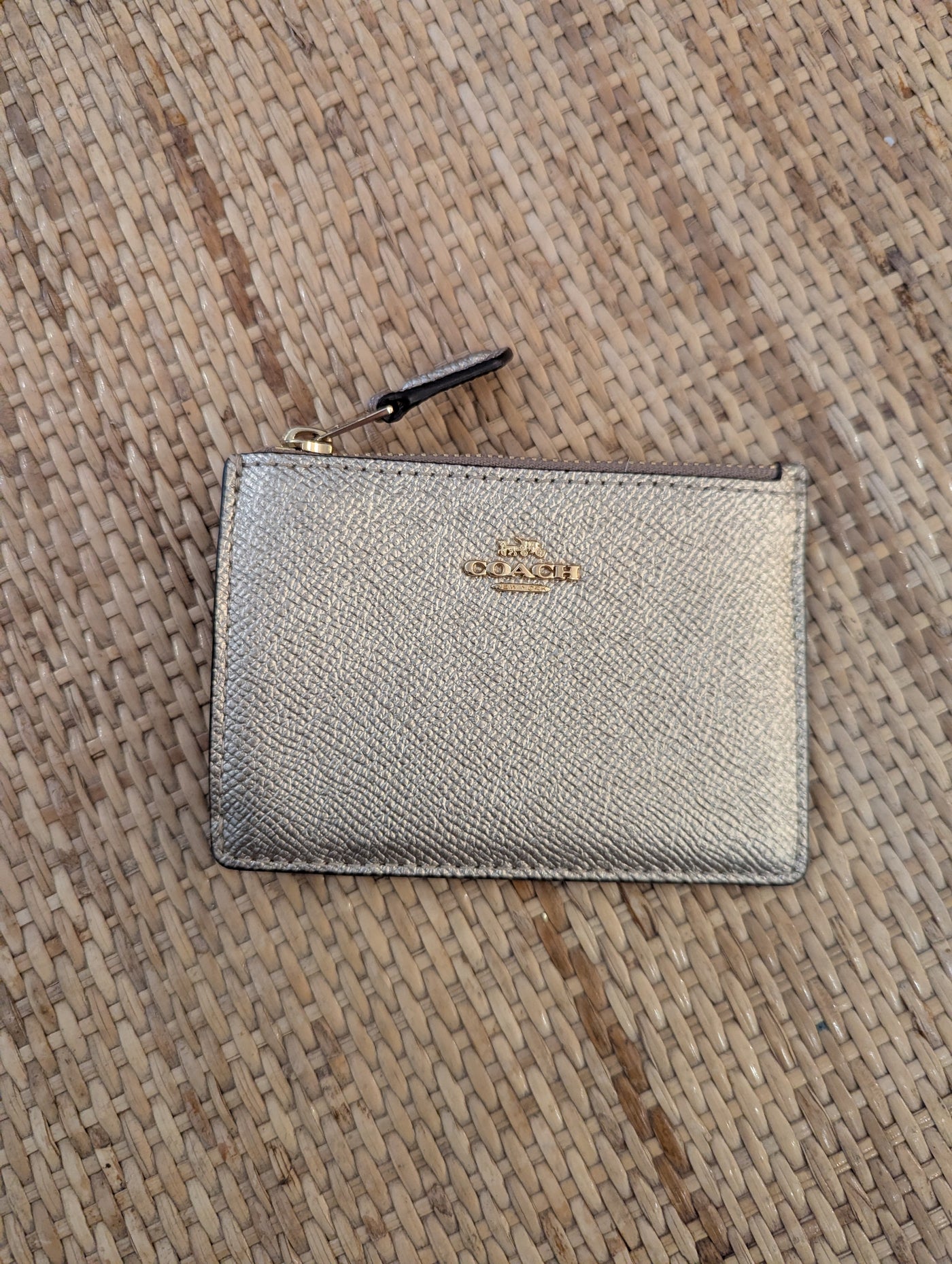 Coach Gold Card Purse