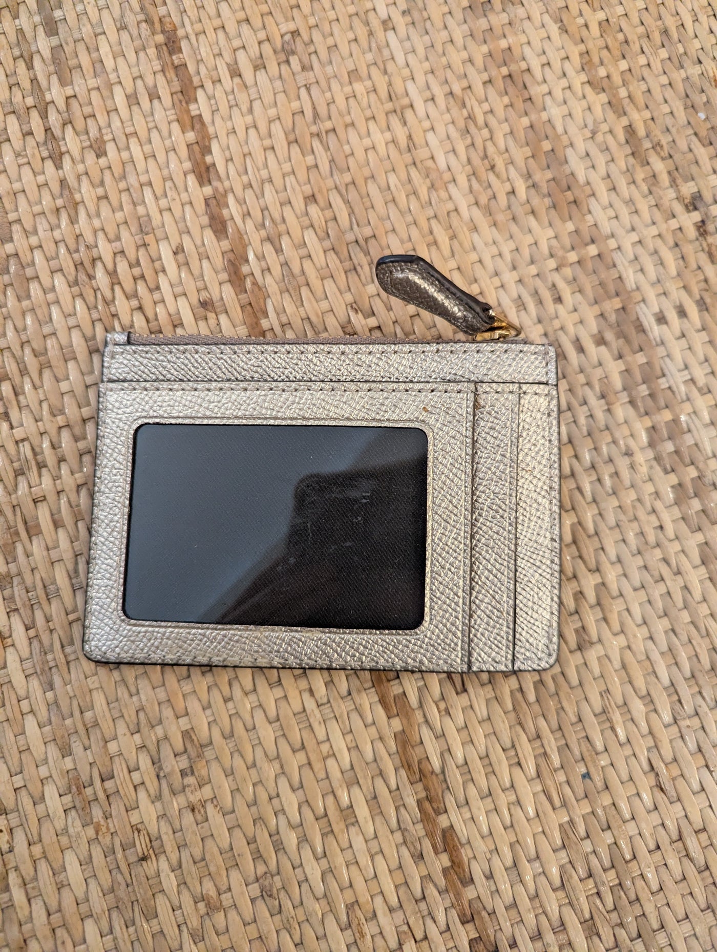 Coach Gold Card Purse