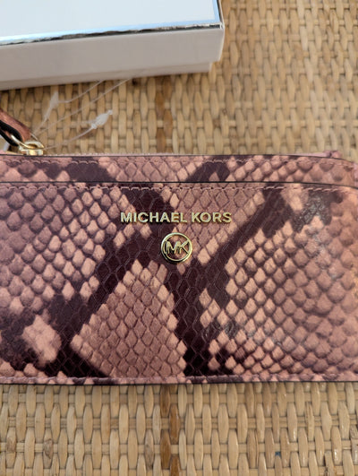 Michael Kors pink snake purse New in box