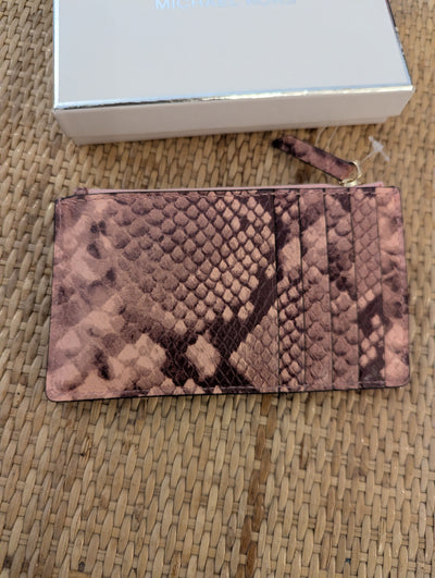 Michael Kors pink snake purse New in box