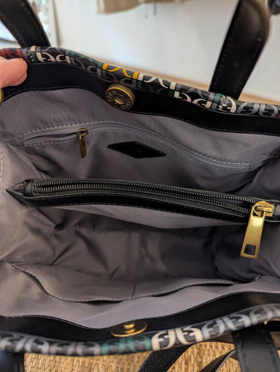 Fossil multi coloured Kingston crossbody & purse