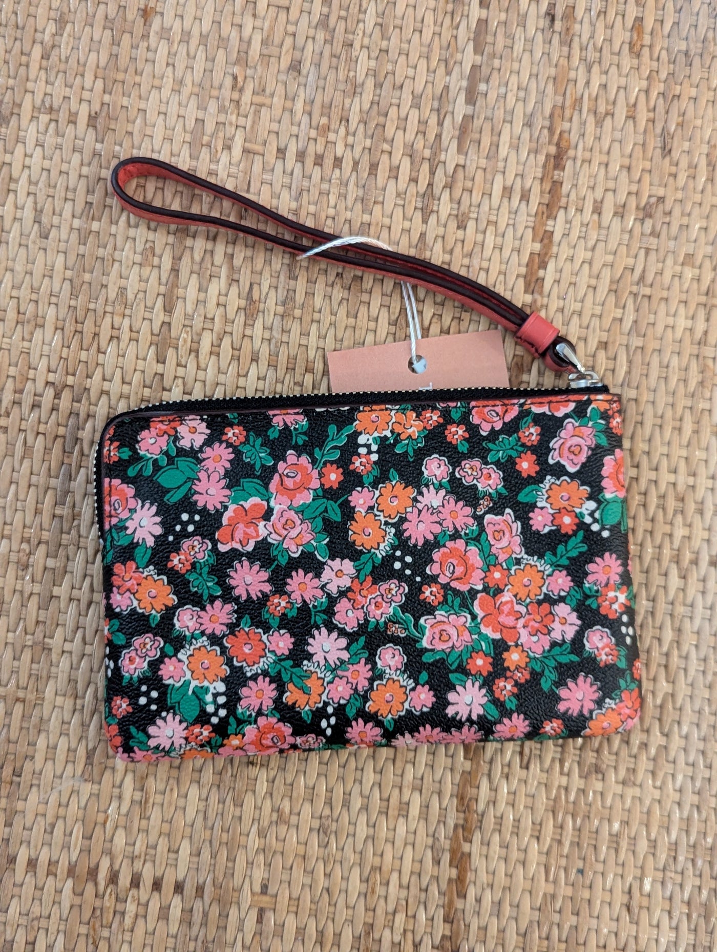 Coach floral pouch