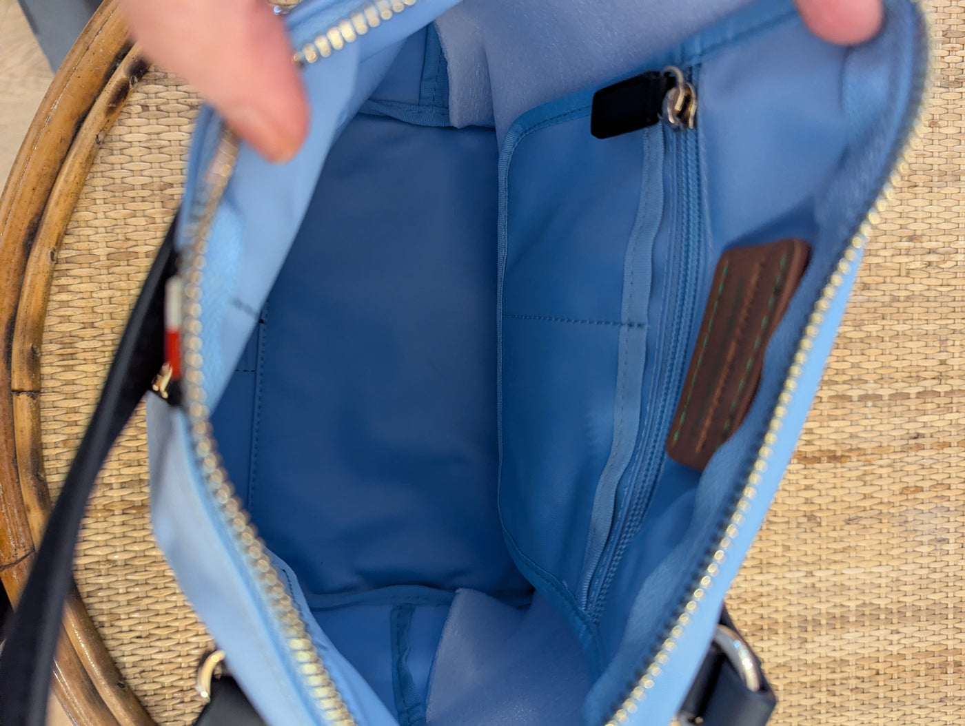 Tommy Hilfiger Blue Shell Crossbody