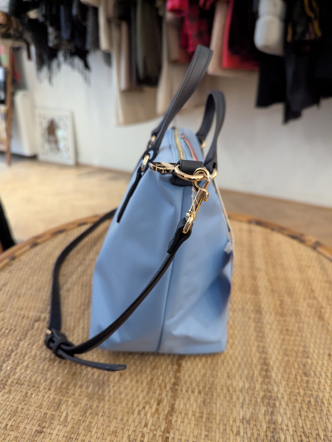 Tommy Hilfiger Blue Shell Crossbody