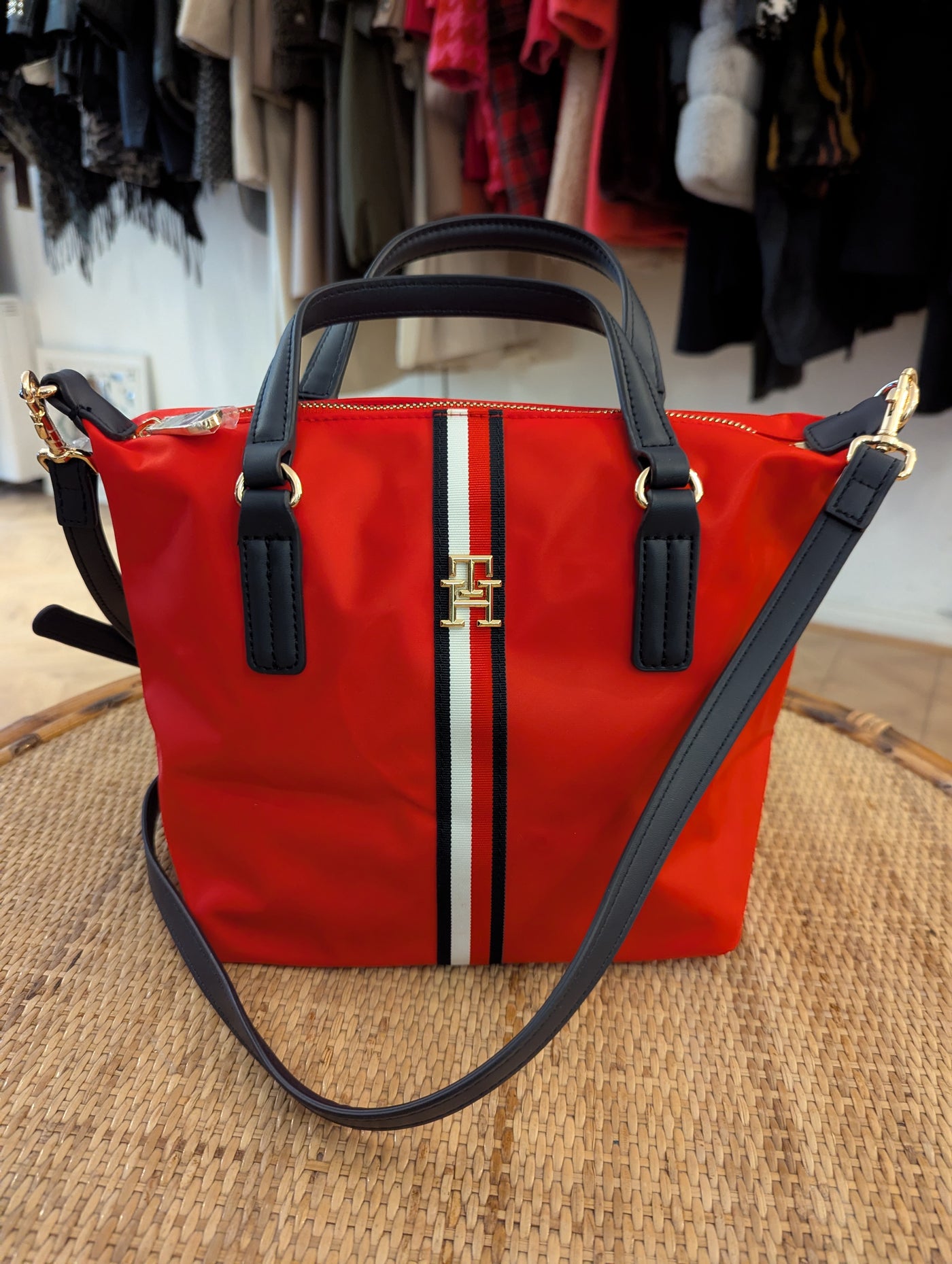 Tommy Hilfiger Red Shell Crossbody