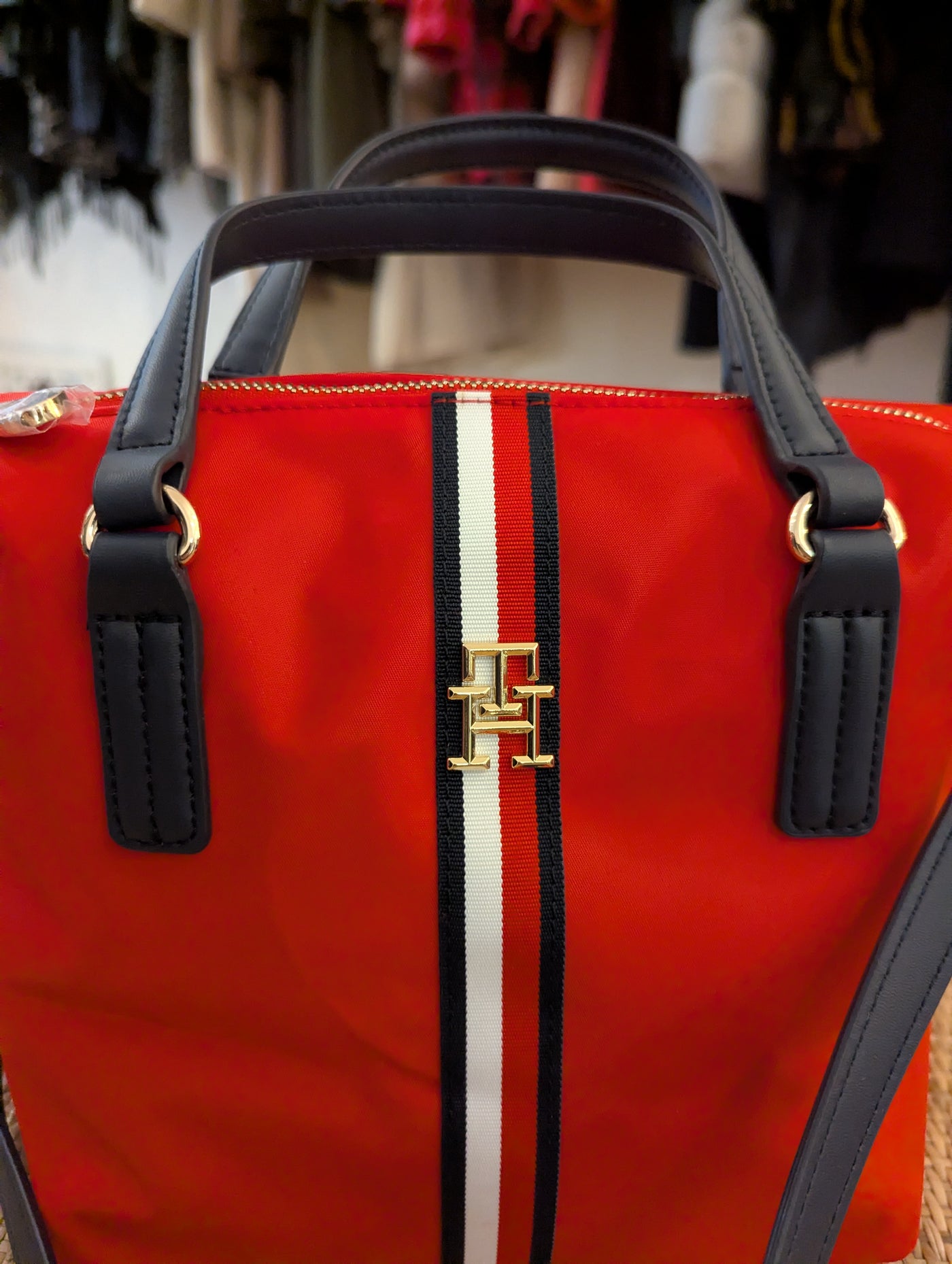 Tommy Hilfiger Red Shell Crossbody