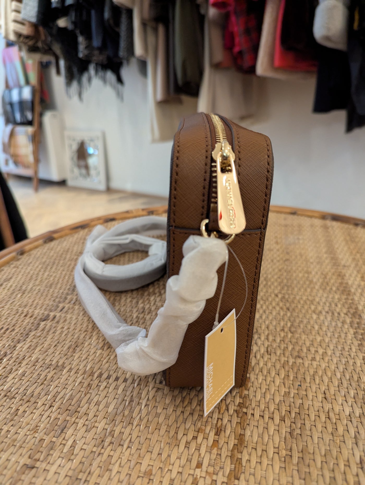 Micheal Kors Brown Jet Set Crossbody NWT