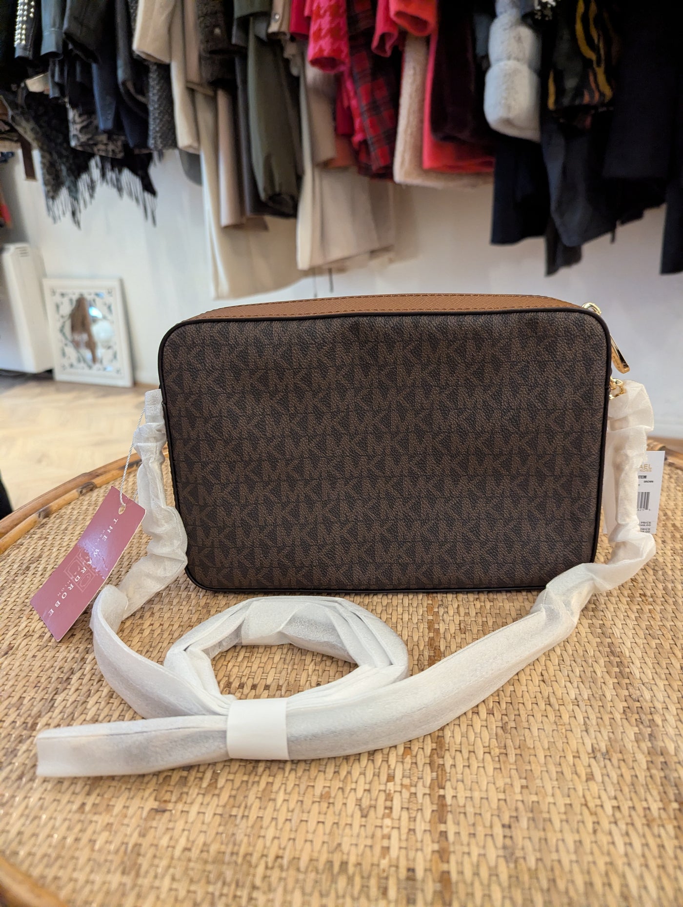 Micheal Kors Brown Jet Set Crossbody NWT