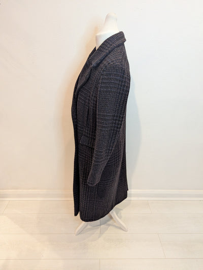 Polder check wool coat 12 RRP £550