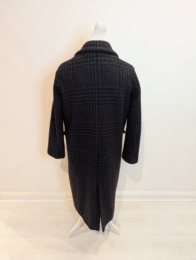 Polder check wool coat 12 RRP £550