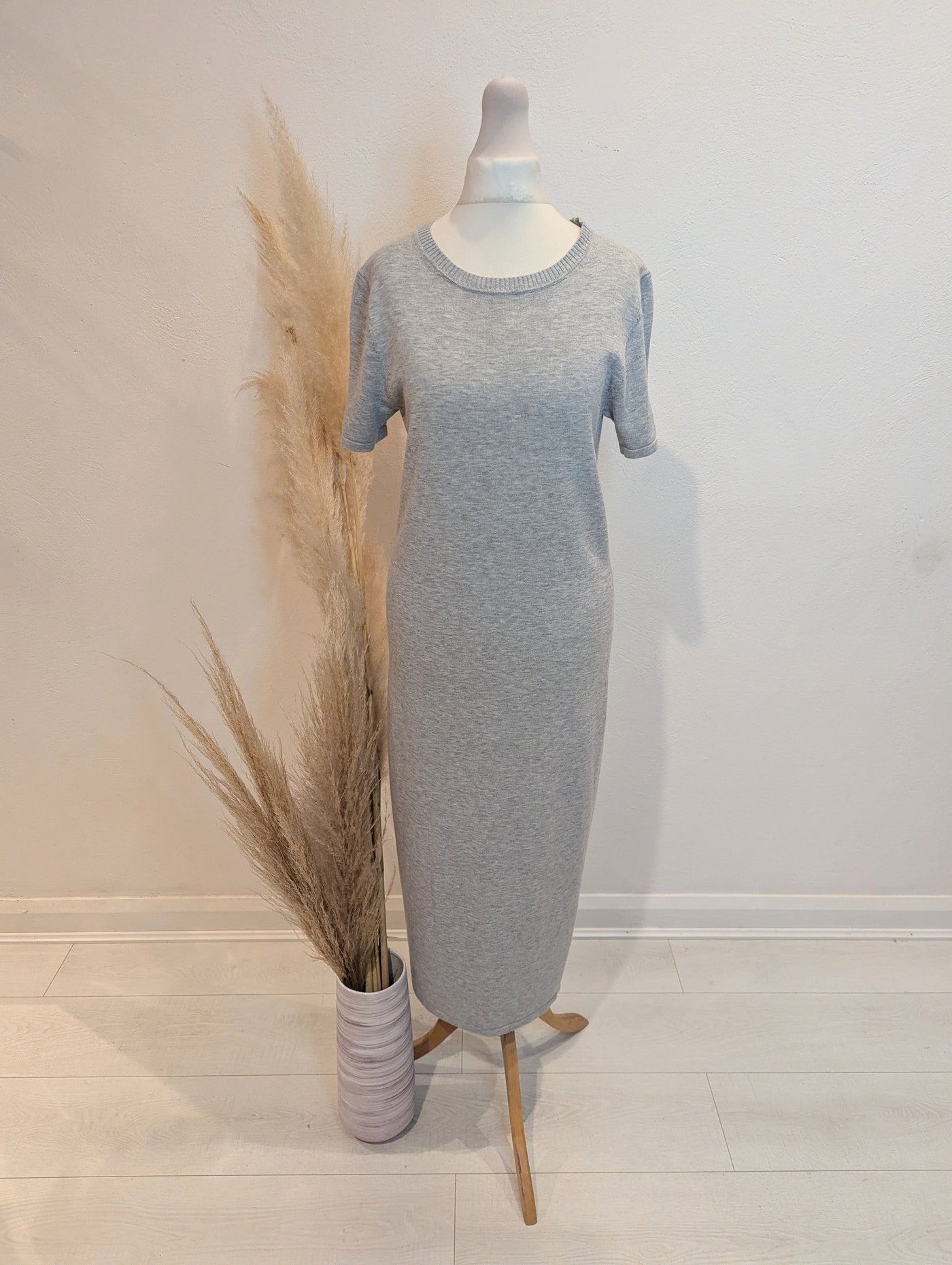 Weekend Max Mara Grey Knitted Dress S