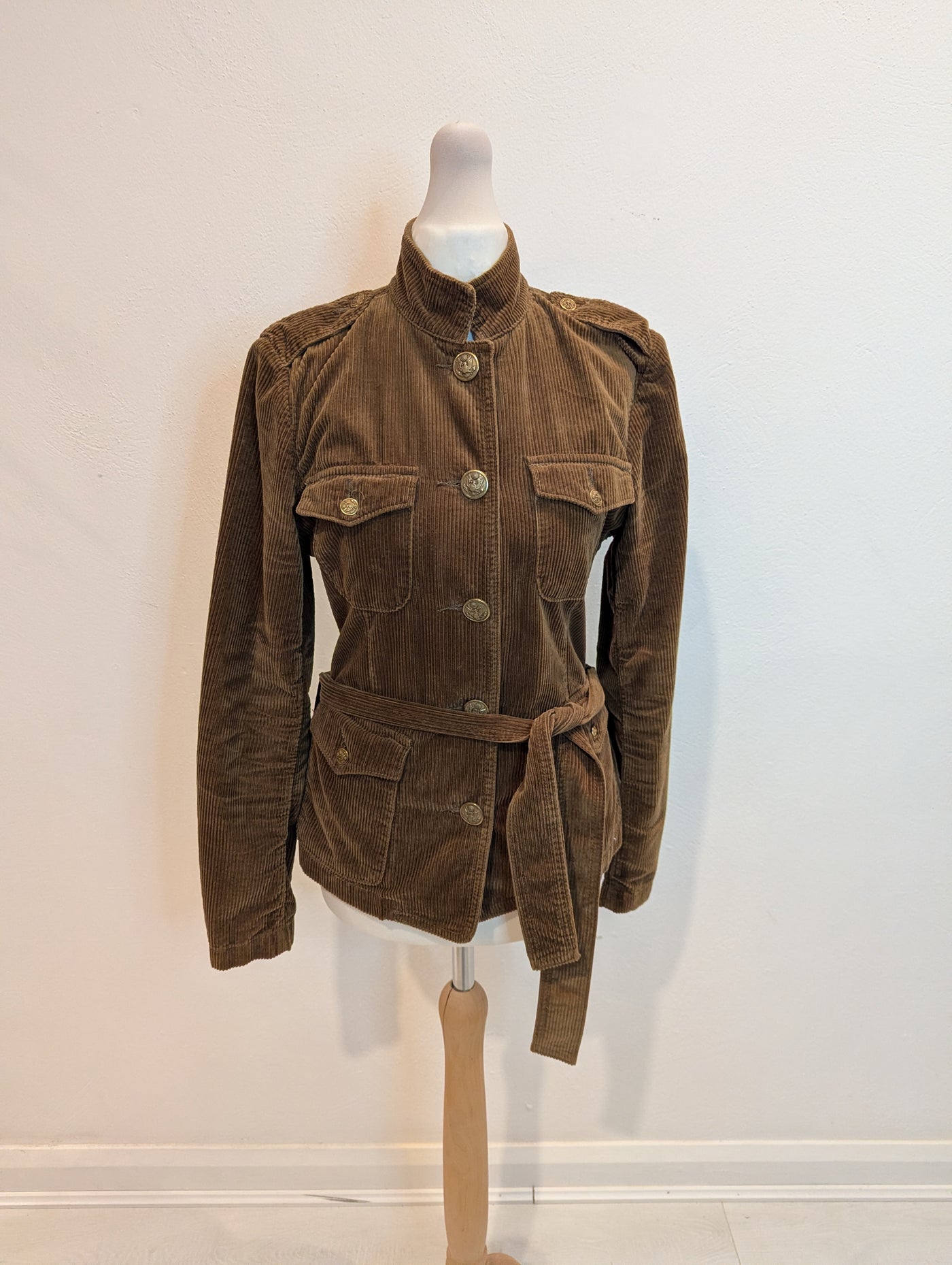 Ralph Lauren Polo Jeans Brown Cord Jacket M (small fitting)