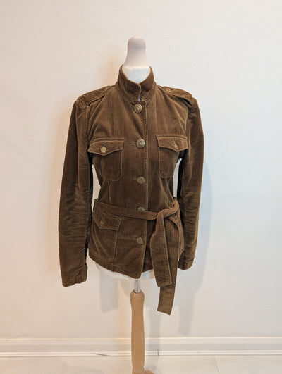 Ralph Lauren Polo Jeans Brown Cord Jacket M (small fitting)