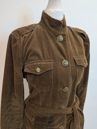 Ralph Lauren Polo Jeans Brown Cord Jacket M (small fitting)