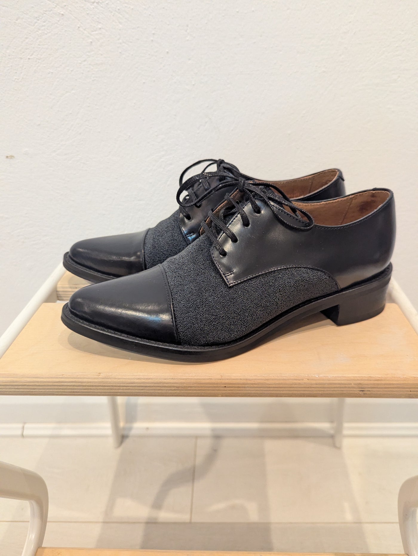 Selected Femme Black Brogues 4