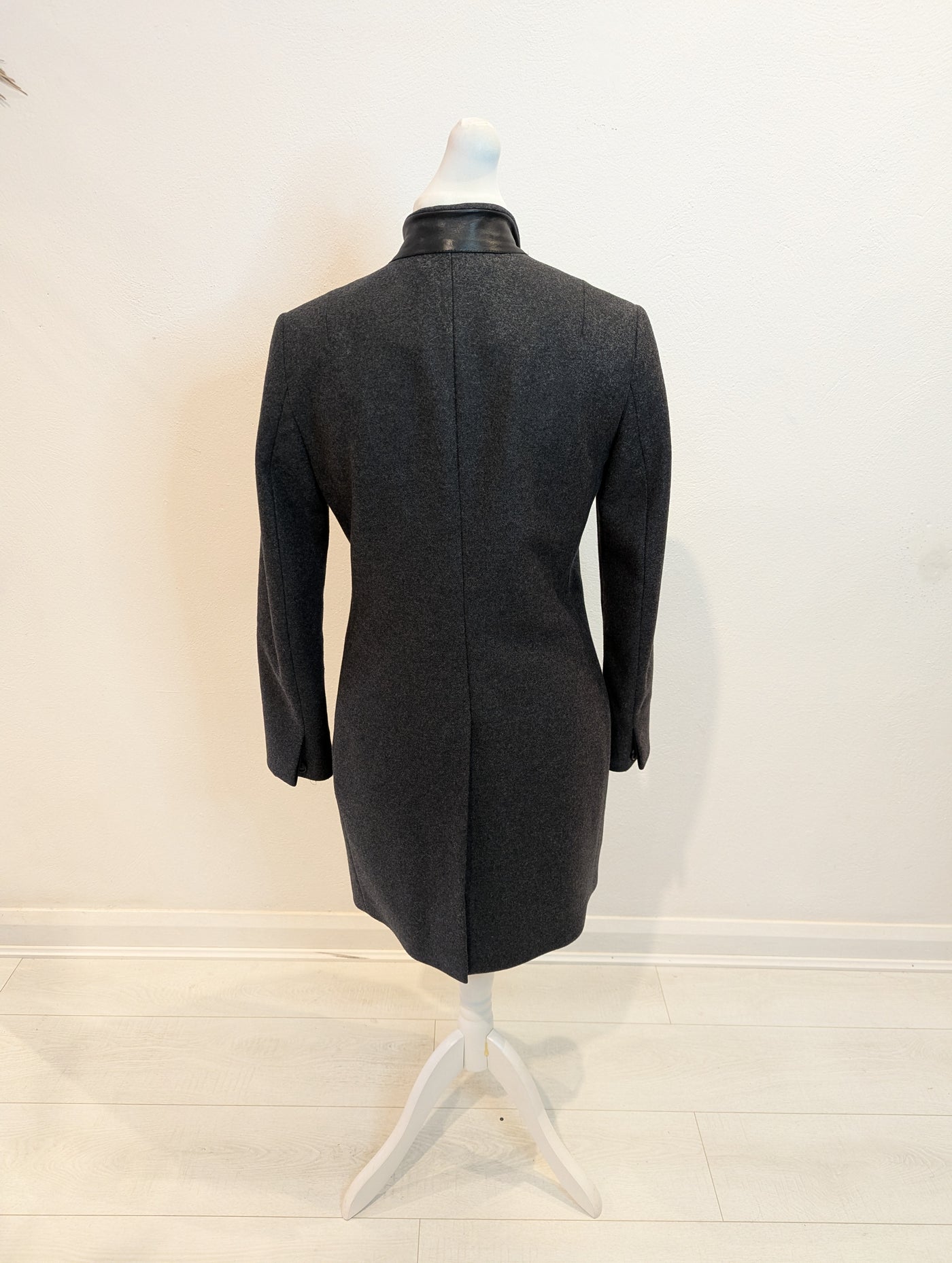 All saints Grey Lorie wool coat 12 (small fitting)