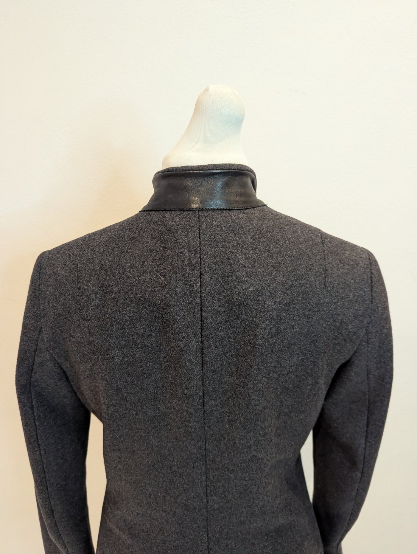 All saints Grey Lorie wool coat 12 (small fitting)