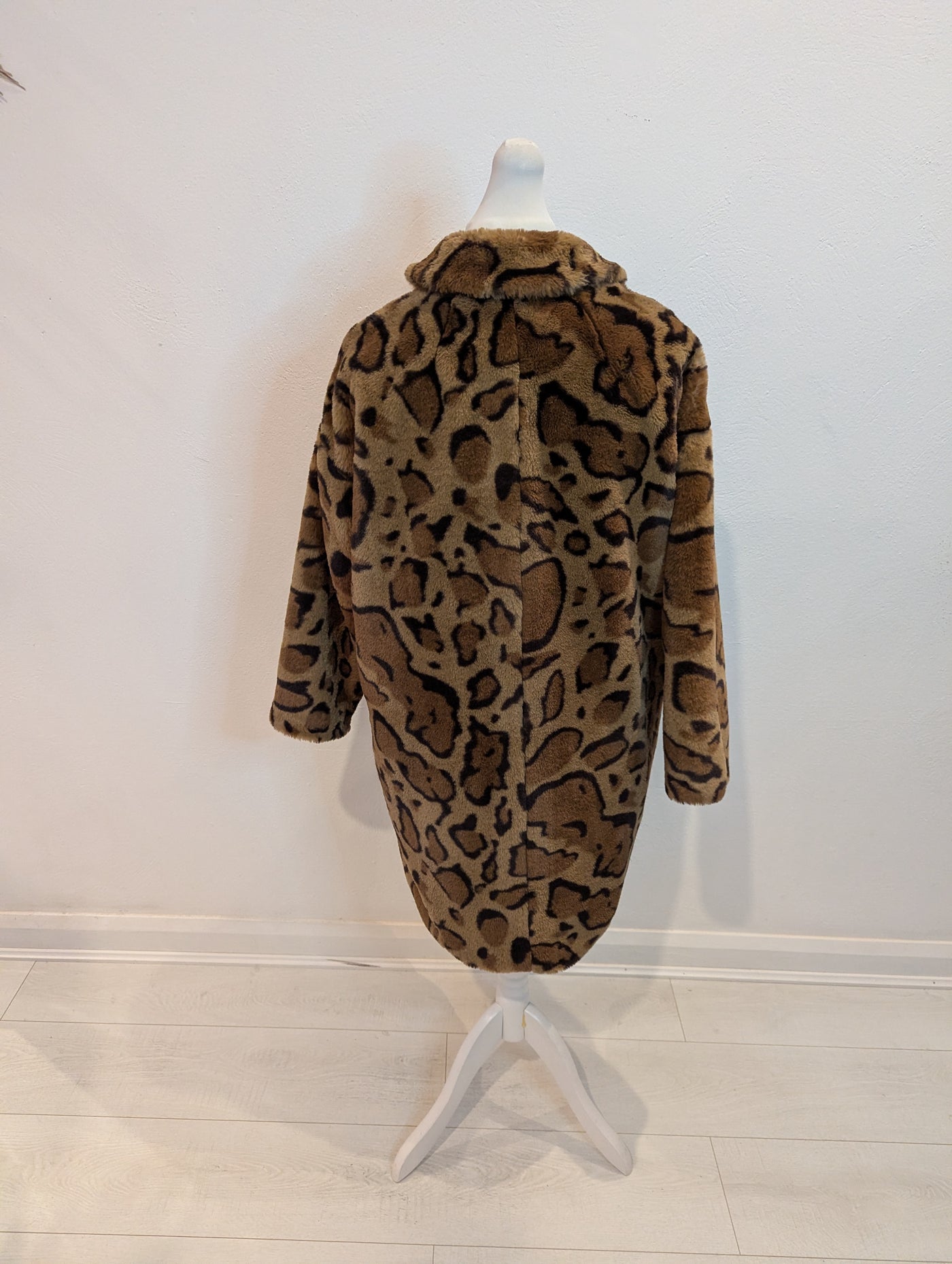 Bellerose Leopard Faux fur coat M
